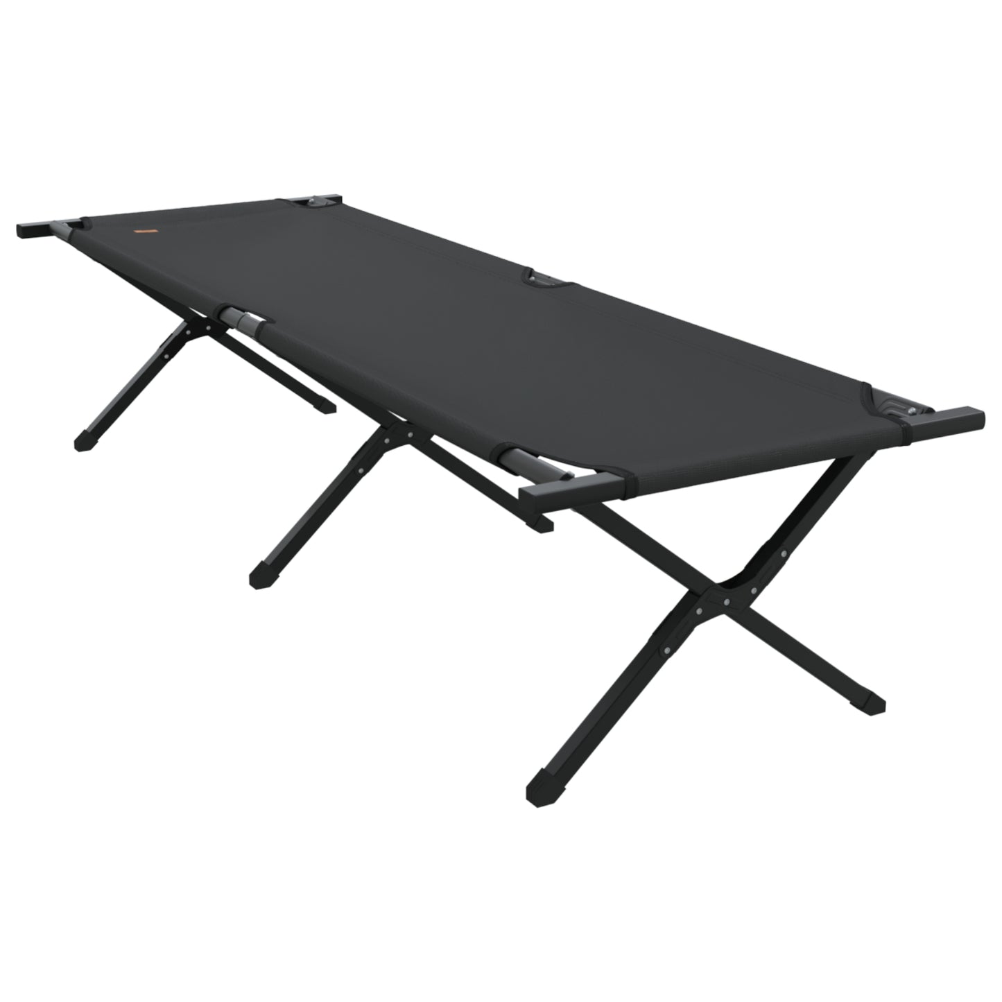 Folding Sun Beds 2 pcs with Carry Bag Black 600D Oxford Fabric