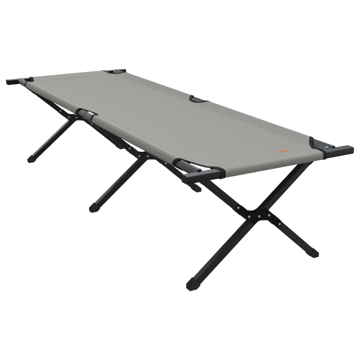 Folding Sun Beds 2 pcs with Carry Bag Grey 600D Oxford Fabric
