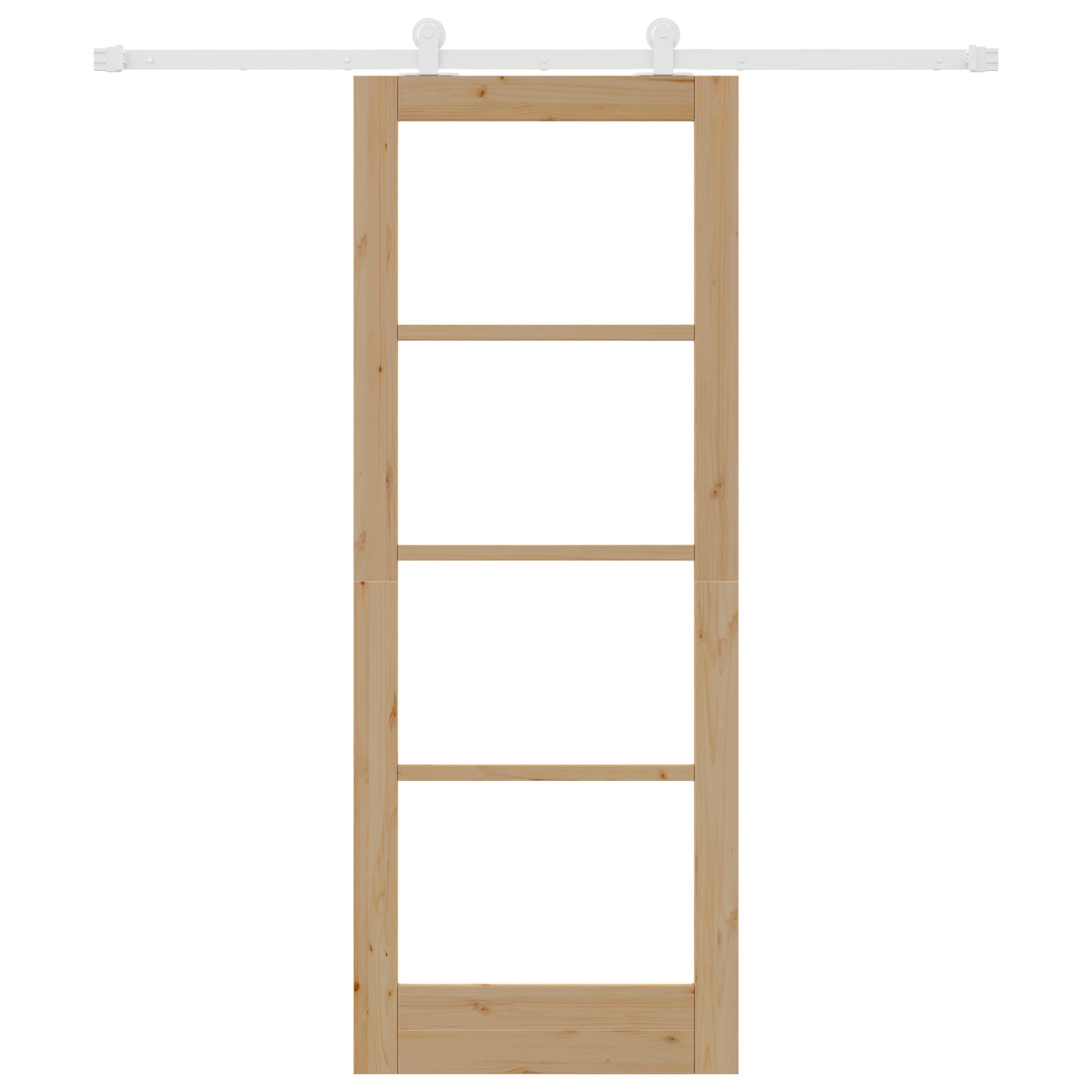Sliding Door with Hardware Set 'ORKDAL'Solid Wood & Glass, vidaXL Interior Door with Glass 'ORKDAL'78x202x4 cm Solid Wood Pine