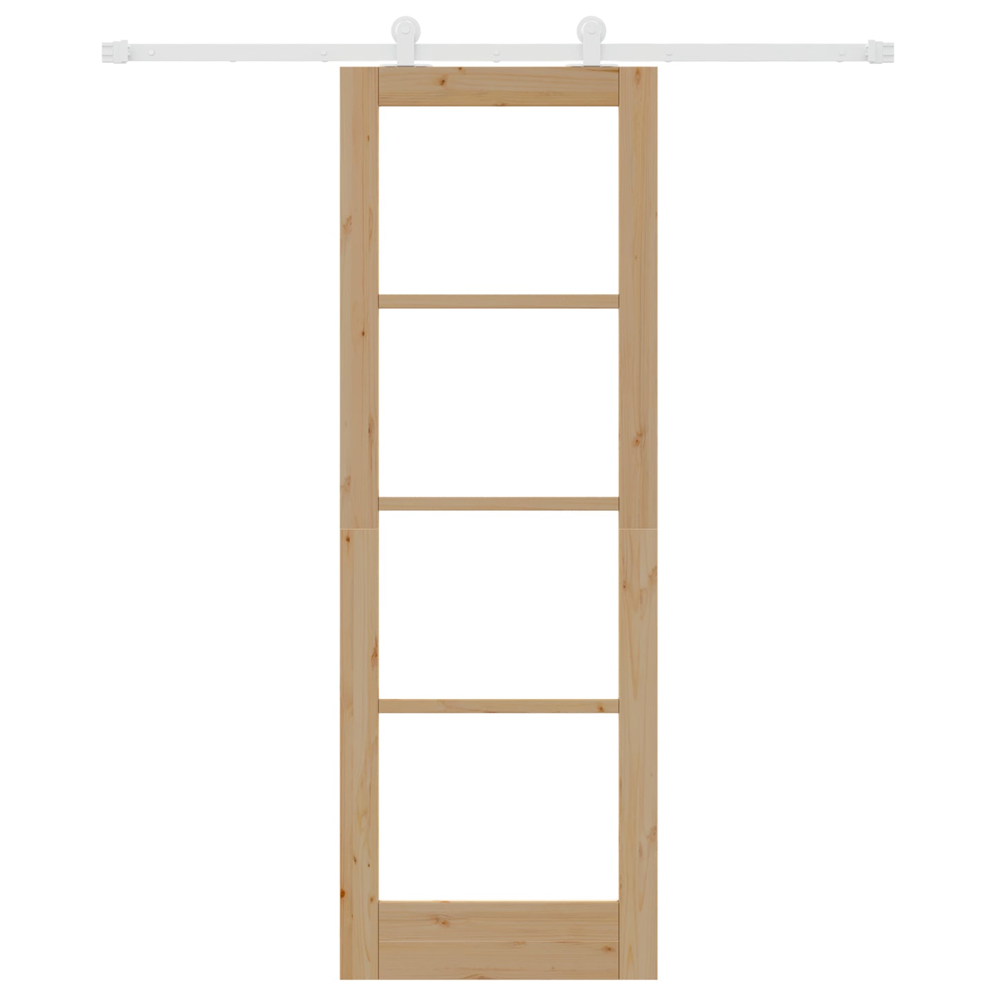 Sliding Door with Hardware Set 'ORKDAL'Solid Wood & Glass, vidaXL Interior Door with Glass 'ORKDAL'73.5x211x4 cm Solid Wood Pine
