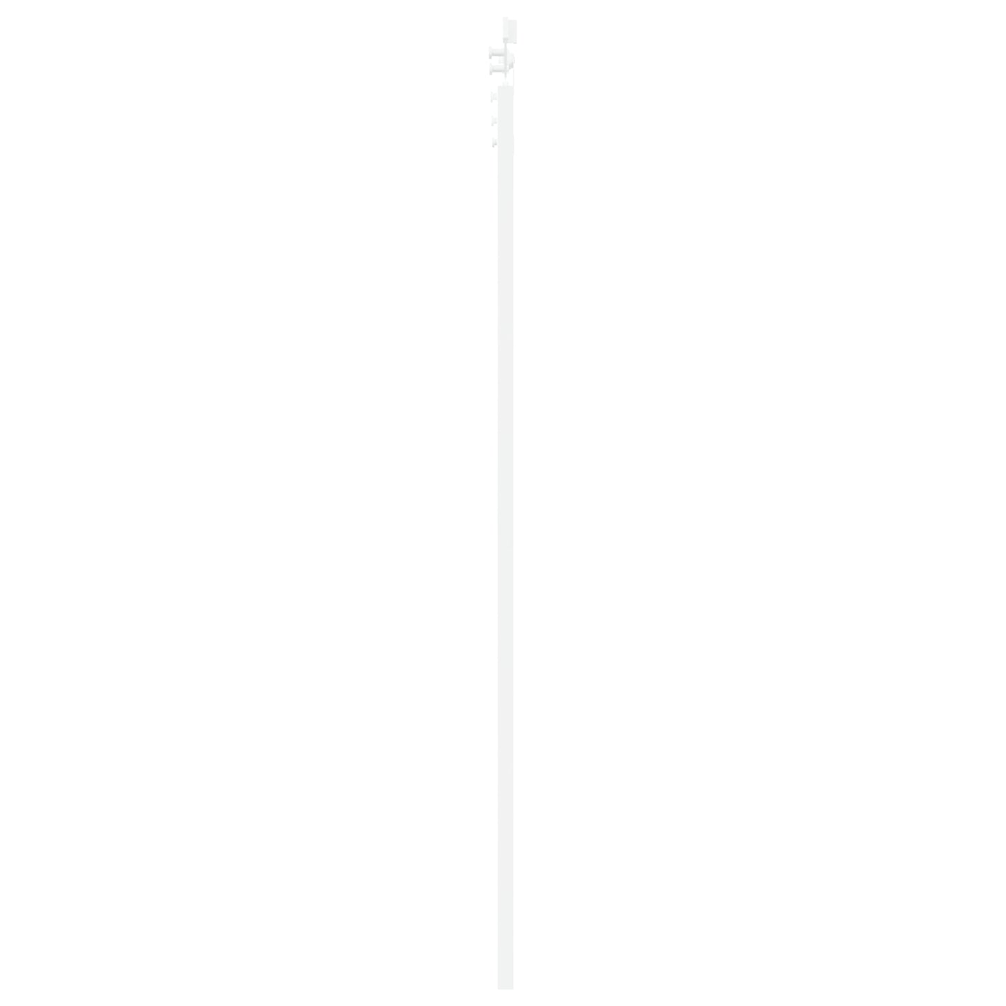 Sliding Door with Hardware Set 'ORKDAL'White Solid Wood & Glass, vidaXL Interior Door with Glass 'ORKDAL'White 78x211x4 cm