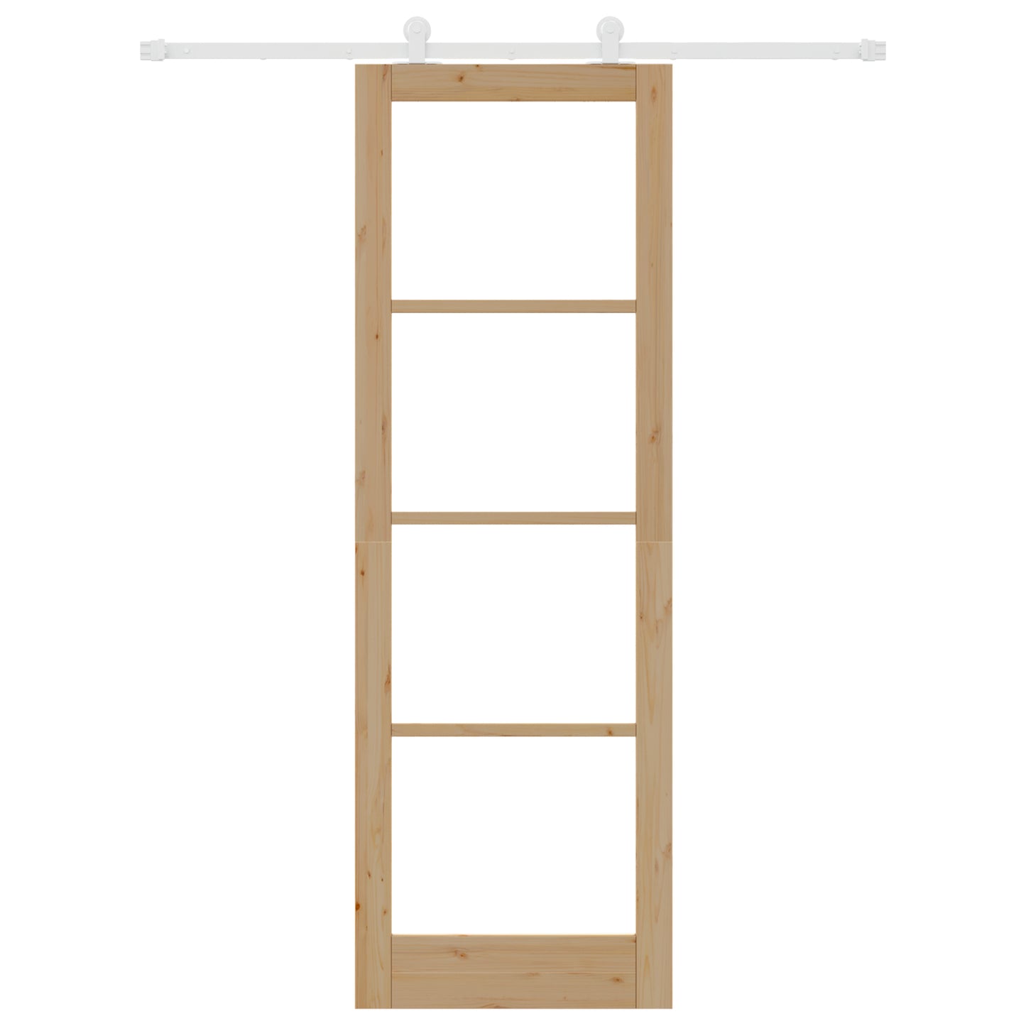 Sliding Door with Hardware Set 'ORKDAL'Solid Wood & Glass, vidaXL Interior Door with Glass 'ORKDAL'78x232x4 cm Solid Wood Pine