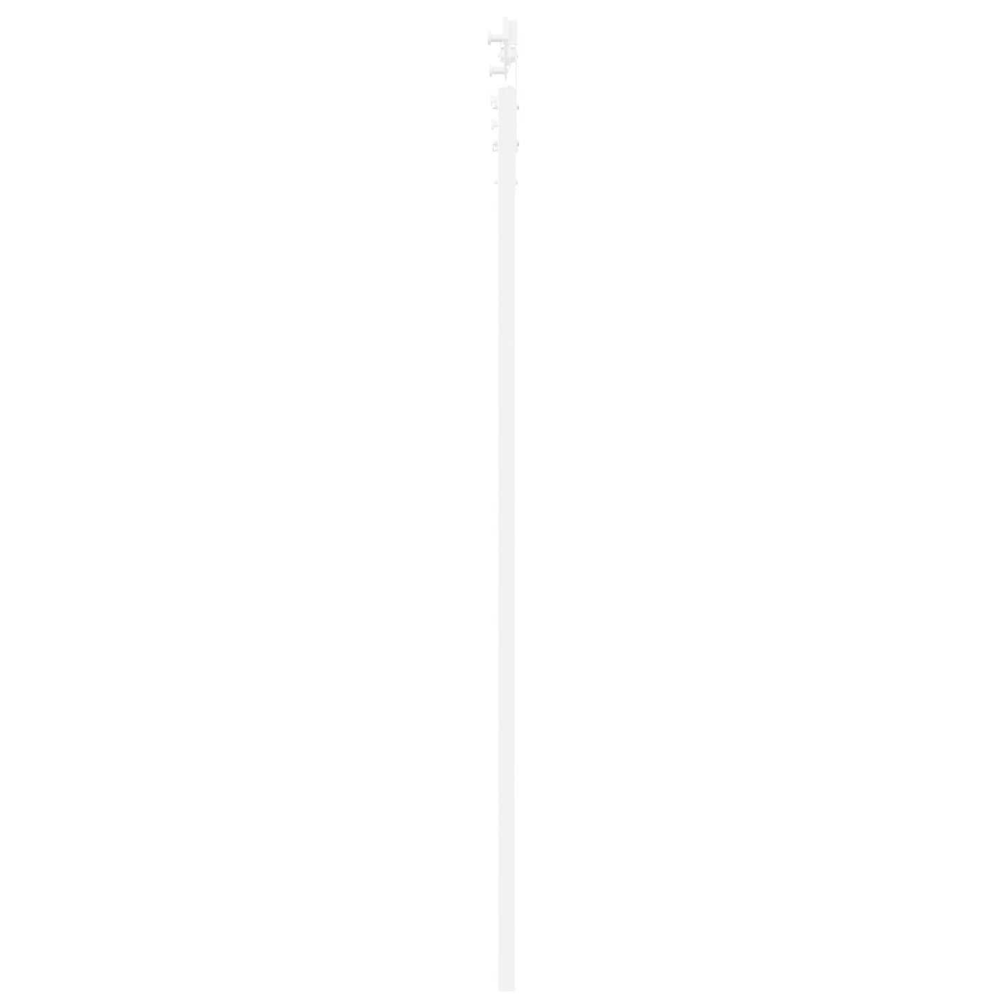 Sliding Door with Hardware Set "ORKDAL" White Solid Wood & Glass, vidaXL Interior Door with Glass "ORKDAL" White 78x202x4 cm