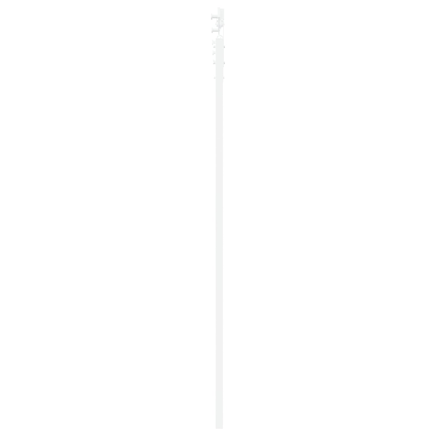 Sliding Door with Hardware Set 'ORKDAL'White Solid Wood & Glass, vidaXL Interior Door with Glass 'ORKDAL'White 73.5x198.5x4 cm