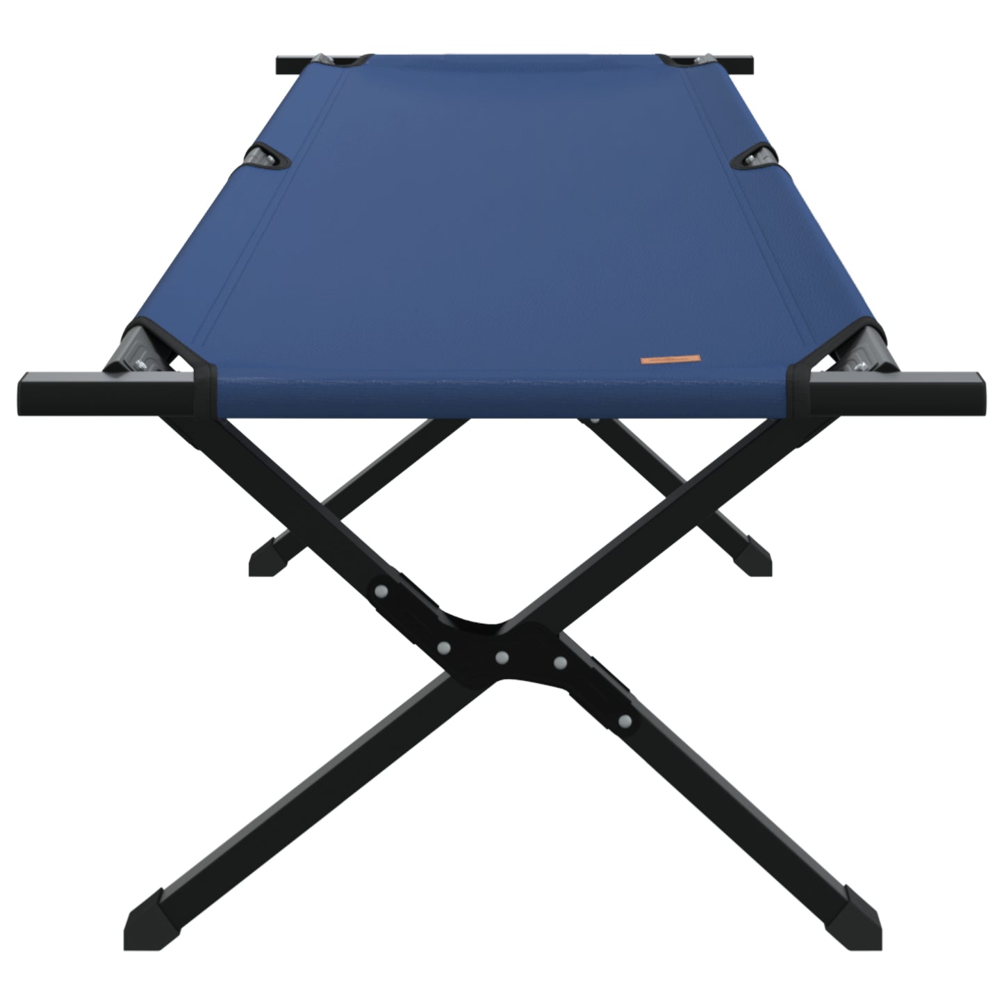 Folding Sun Beds 2 pcs with Carry Bag Blue 600D Oxford Fabric