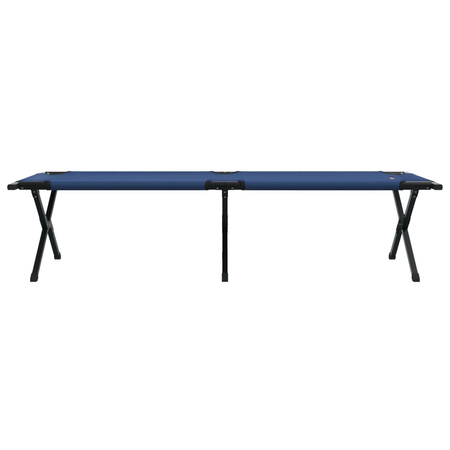 Folding Sun Beds 2 pcs with Carry Bag Blue 600D Oxford Fabric