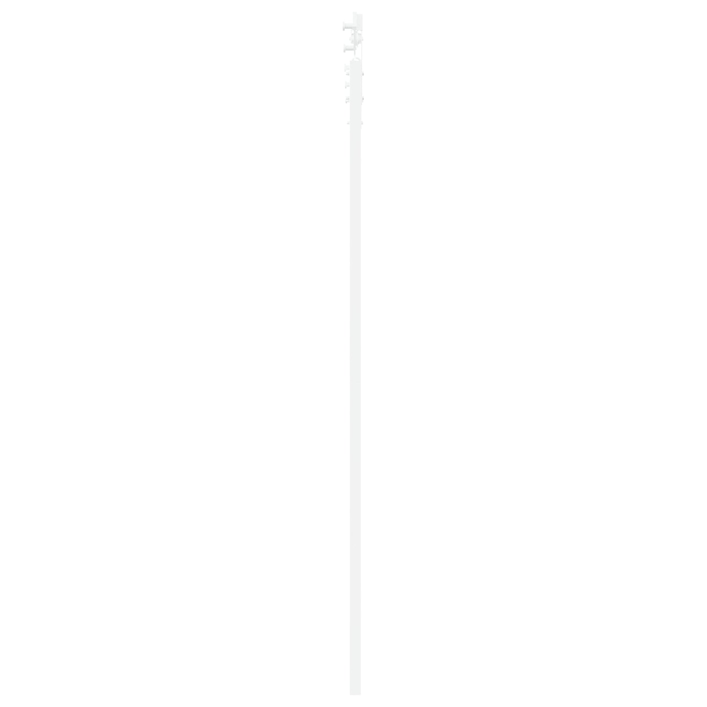 Sliding Door with Hardware Set "ORKDAL" White Solid Wood & Glass, vidaXL Interior Door with Glass "ORKDAL" White 78x211x4 cm