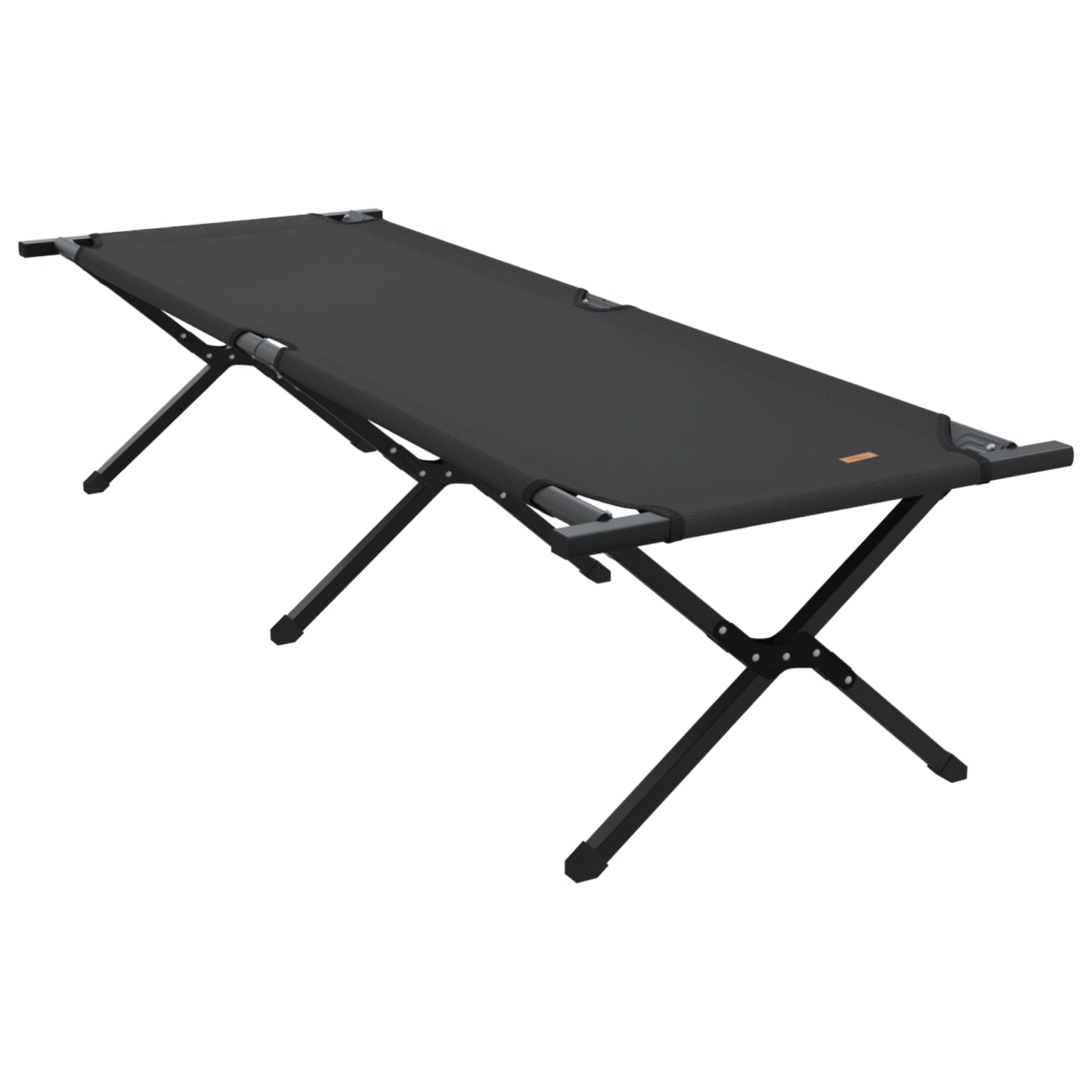 Folding Sun Beds 2 pcs with Carry Bag Black 600D Oxford Fabric