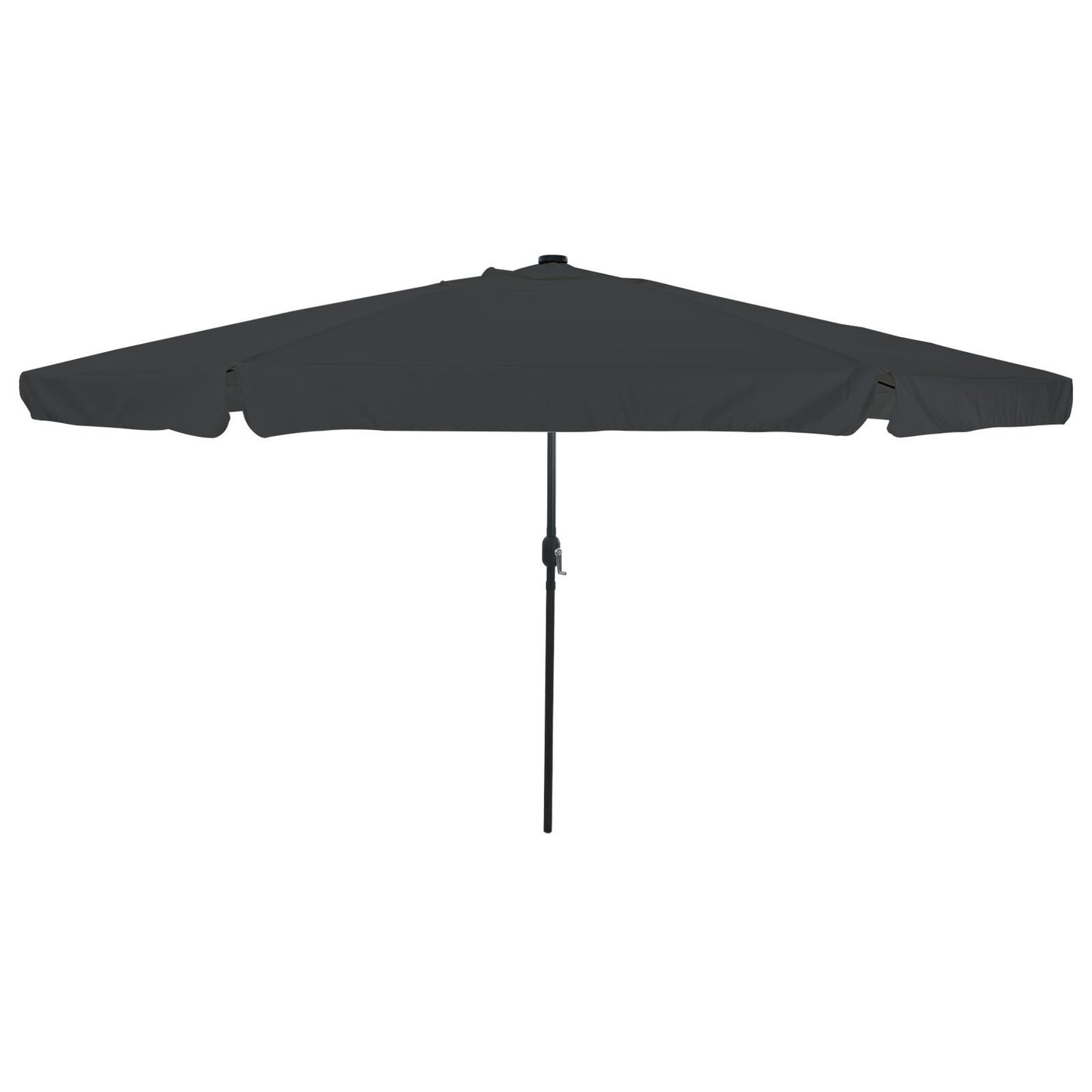 Garden Parasol with LED Lights ø395x245 cm Anthracite