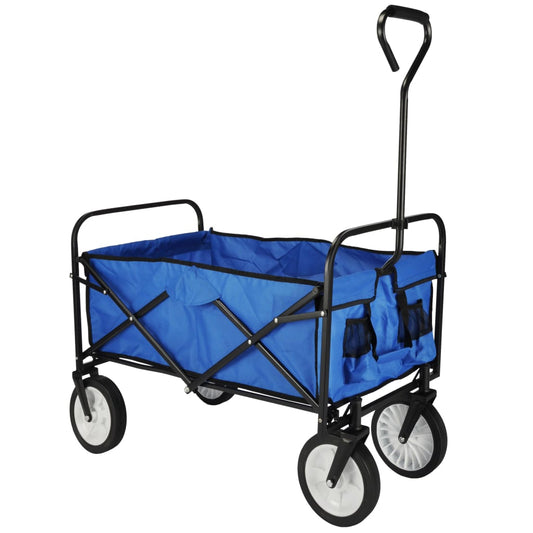 Foldable Cart Blue 53.5x83x27 cm
