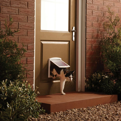 2-Way Pet Door 715 Small 17.8x15.2 cm White