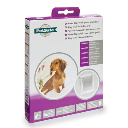 2-Way Pet Door 715 Small 17.8x15.2 cm White