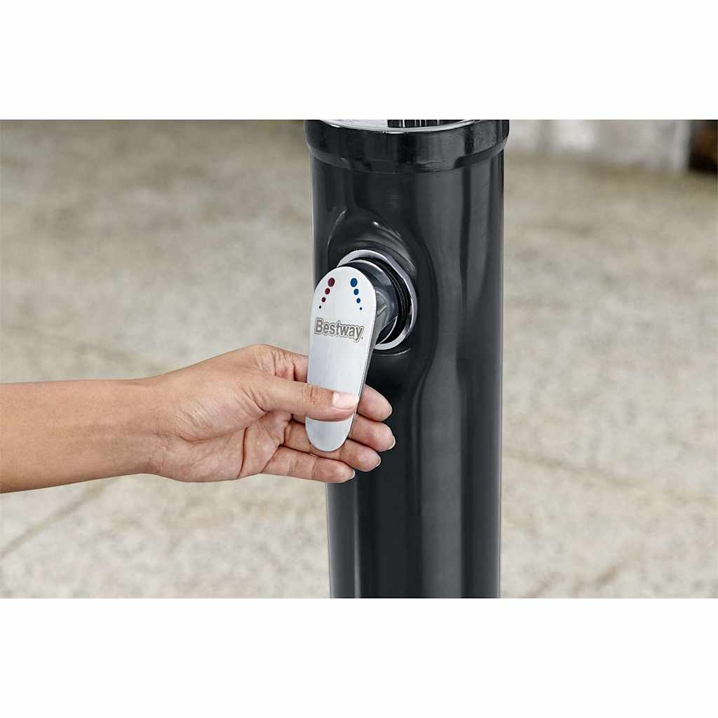 Solar Flow Outdoor Shower Black 8 L