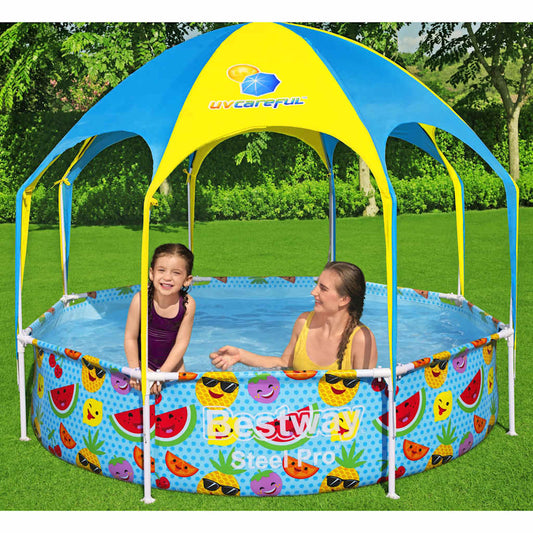 Steel Pro UV Careful Above Ground Pool for Kids 244x51 cm