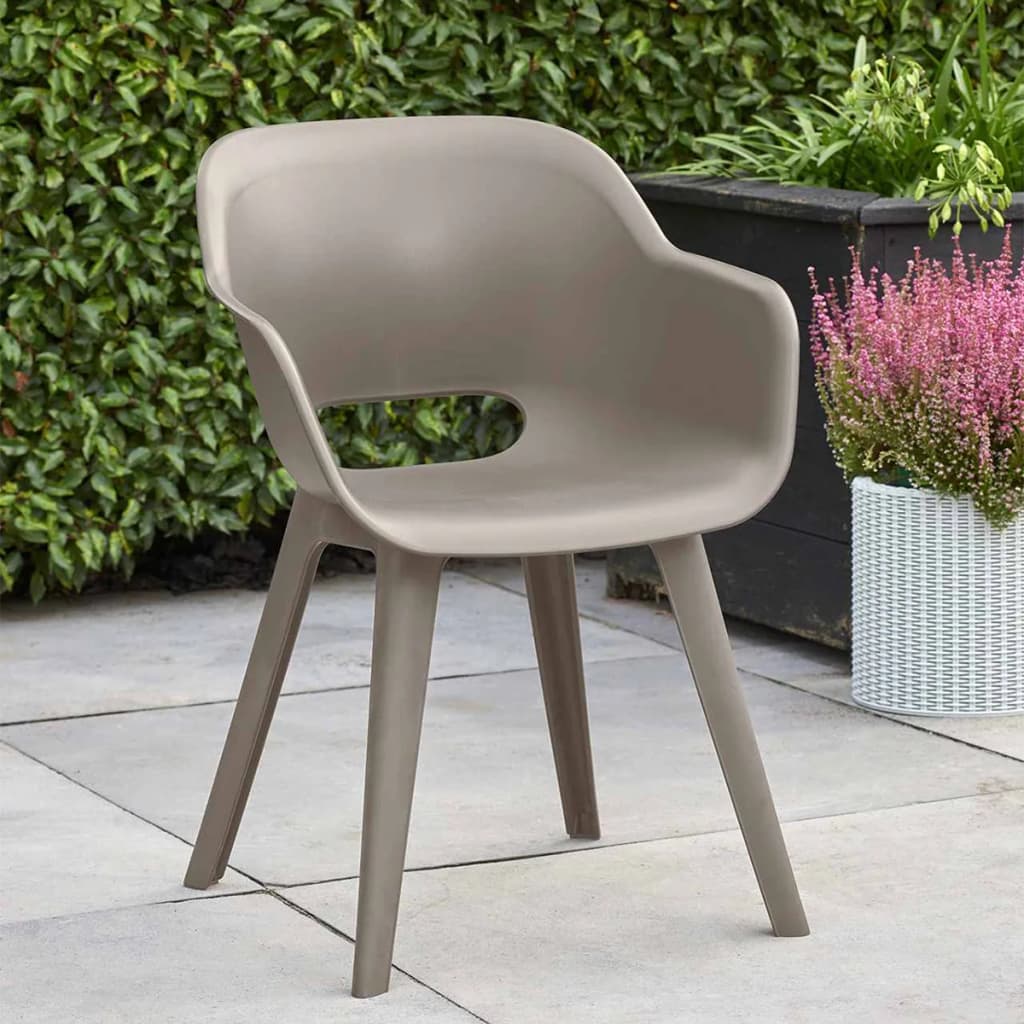 Outdoor Chairs Akola 2 pcs Cappuccino