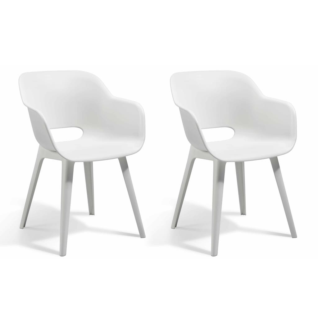 Outdoor Chairs Akola 2 pcs White