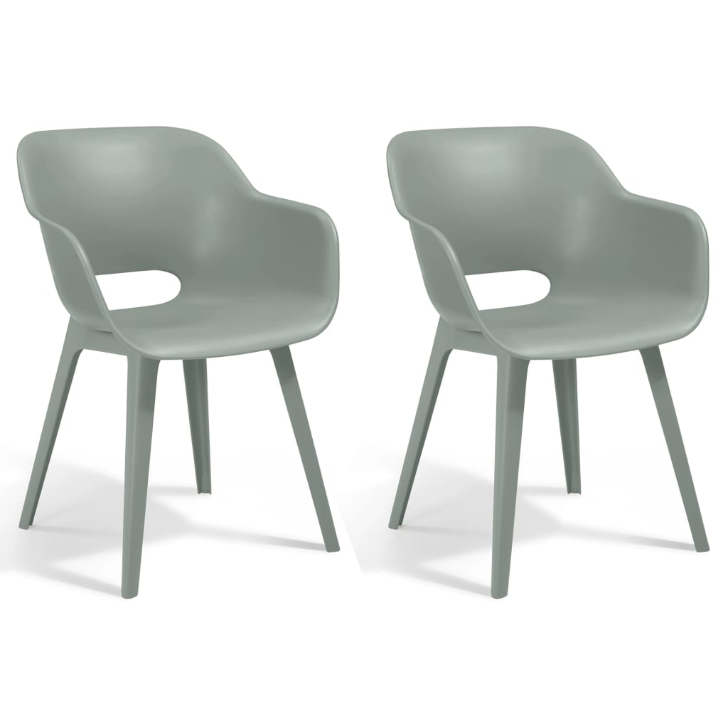 Outdoor Chairs Akola 2 pcs Vintage Green