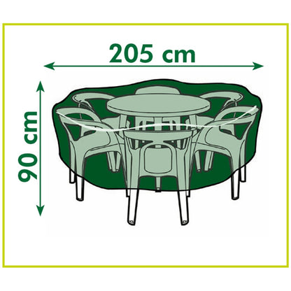 Garden Furniture Cover for Round tables 205x205x90 cm