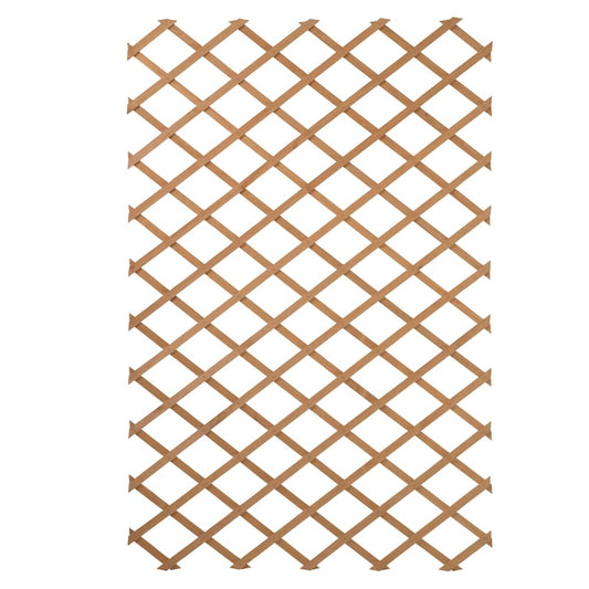Garden Trellis 100x200 cm Wood Natural 6041703