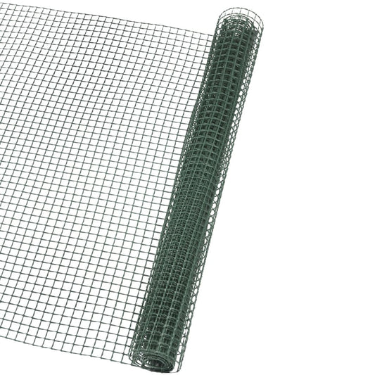 Garden Screen Square Mesh 20x20 mm 1x3 m Green