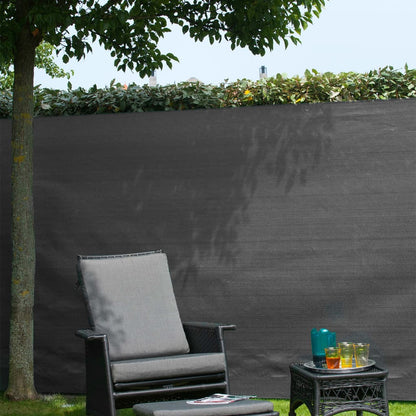 Garden Sight Break Fencing PE 1x3m Anthracite