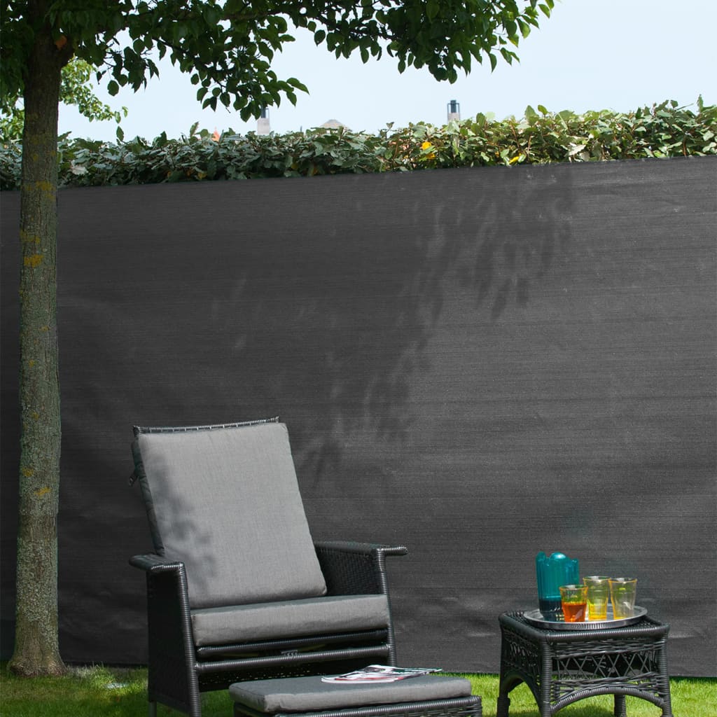 Garden Sight Break Fencing PE 1.5x5m Anthracite