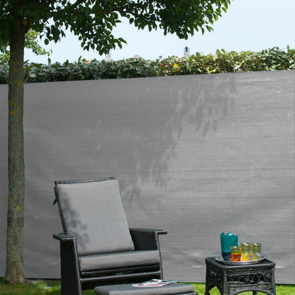Garden Sight Break Fencing PE 1.5x5m Grey