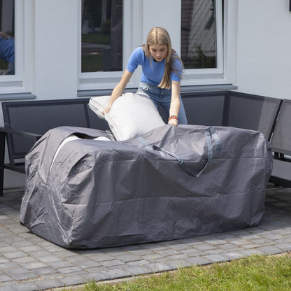 Outdoor Cushions Cover 175x80x60cm Grey