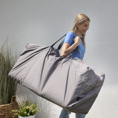 Outdoor Cushions Cover 175x80x60cm Grey