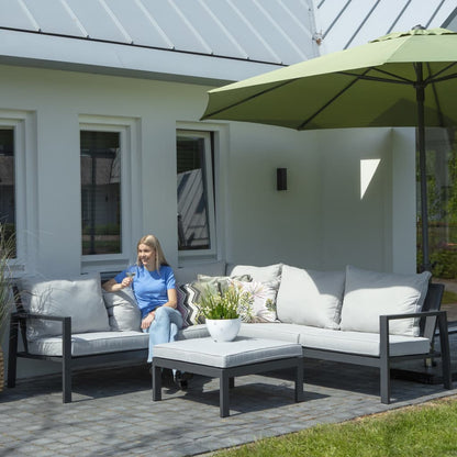 Outdoor Lounge Set Cover 255x255x70cm Grey