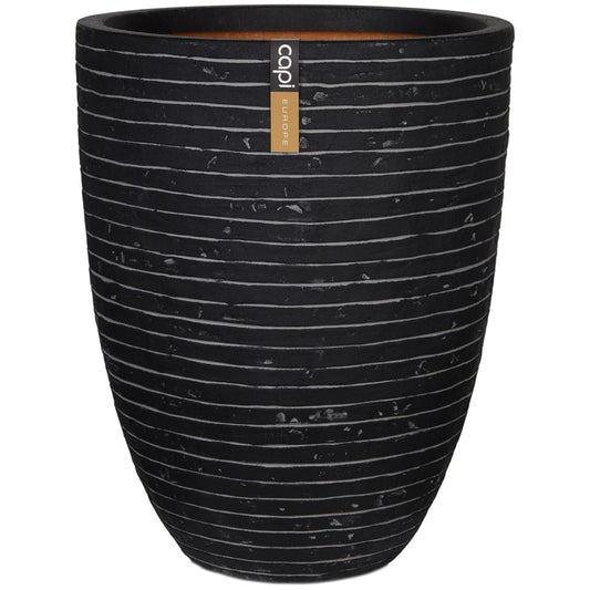 Vase Nature Row Elegant Low 46x58 cm Anthracite KRWZ783