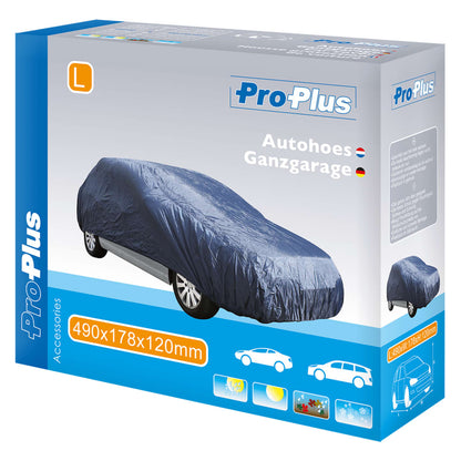 Car Cover L 490x178x120 cm Dark Blue