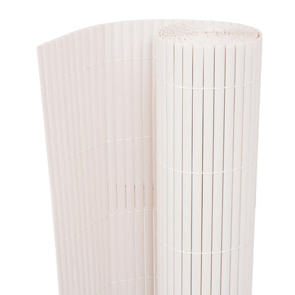 Double-Sided Garden Fence 90x300 cm White