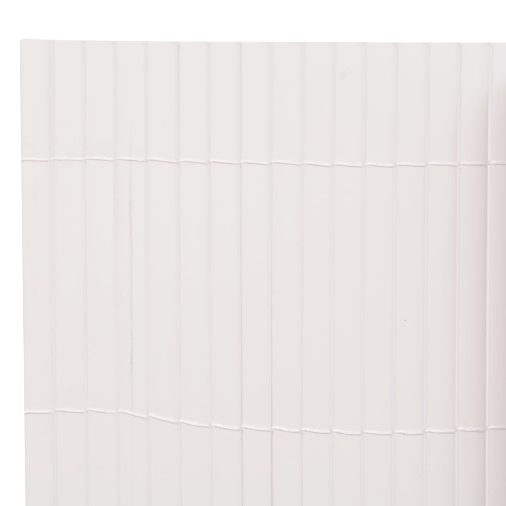 Double-Sided Garden Fence 90x300 cm White