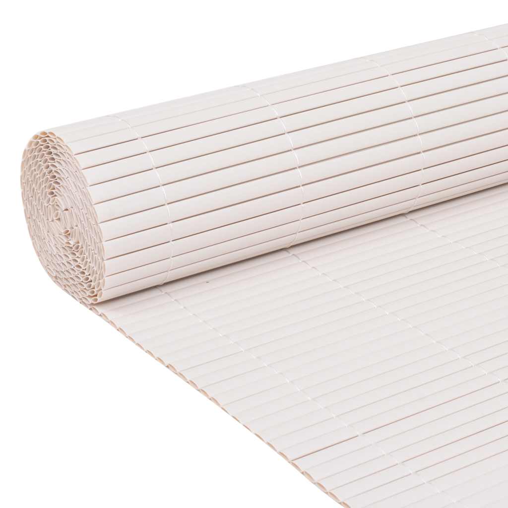 Double-Sided Garden Fence 90x300 cm White