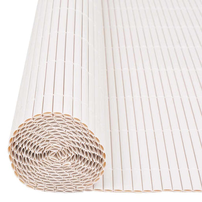 Double-Sided Garden Fence 90x300 cm White