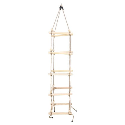 Kids Rope Ladder 200 cm Wood