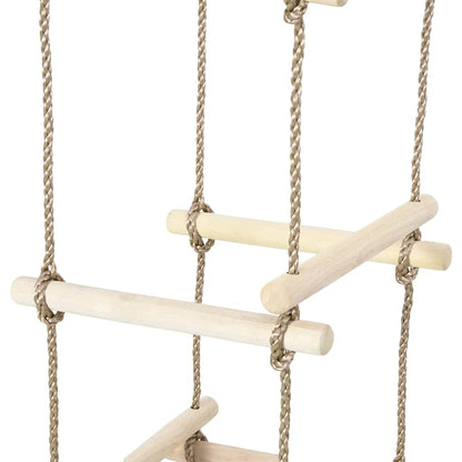 Kids Rope Ladder 200 cm Wood