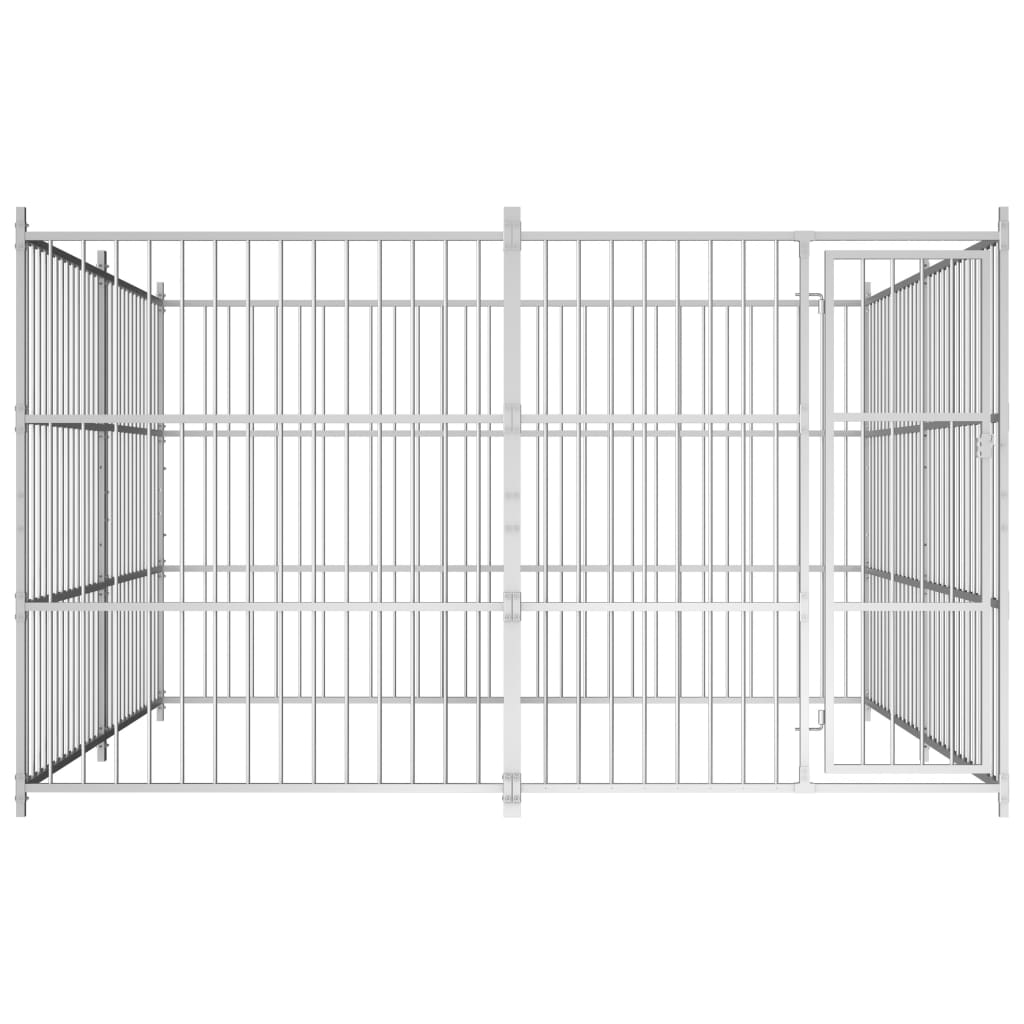 Outdoor Dog Kennel 300x300x185 cm