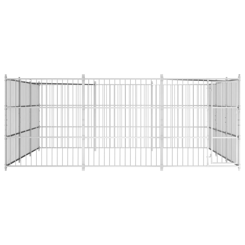 Outdoor Dog Kennel 450x450x185 cm