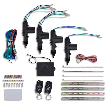 Car Central Door Lock Kit with 2 Key Remotes for VW/Audi/Skoda&4 Motor