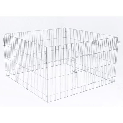 Outdoor Pet Enclosure Complete 116x116x65 cm Metal