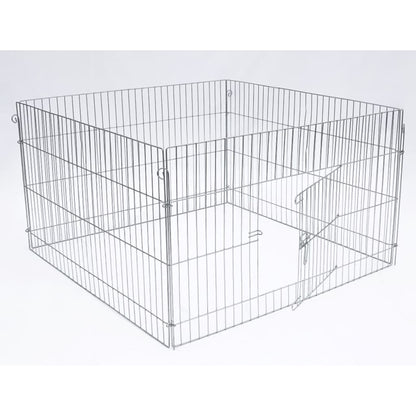 Outdoor Pet Enclosure Complete 116x116x65 cm Metal