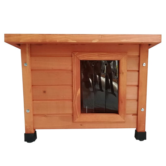 Outdoor Cat House XL 68.5x54x51.5 cm Wood Brown
