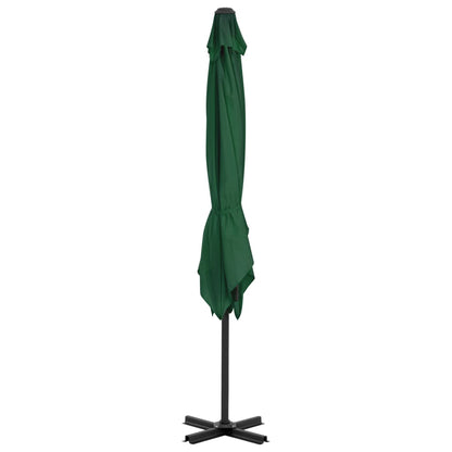 Garden Parasol with Portable Base Green
