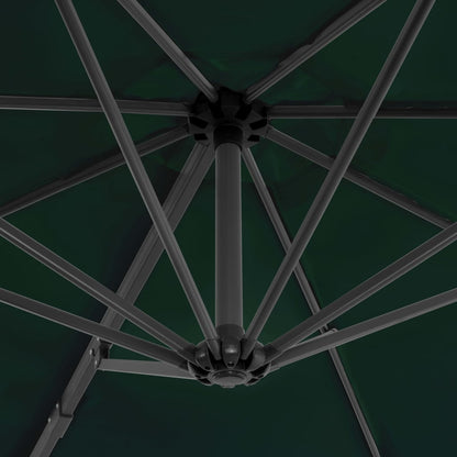 Garden Parasol with Portable Base Green