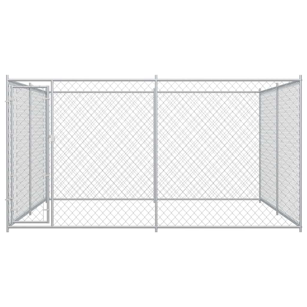Outdoor Dog Kennel 383x383x185 cm