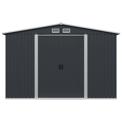 Garden Storage Shed Anthracite Steel 257x205x178 cm