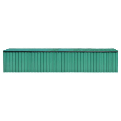 Garden Shed Green 257x990x181 cm Galvanised steel