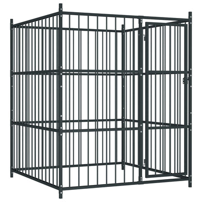 Outdoor Dog Kennel 150x150x185 cm